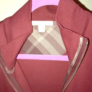 Burberry Zip Up Sweater Never Worn